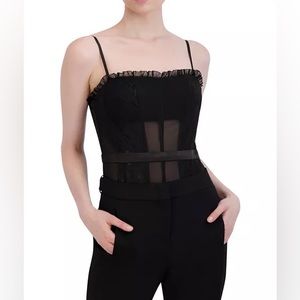 BCBG Lace Panel Bodysuit (tags on) size XS